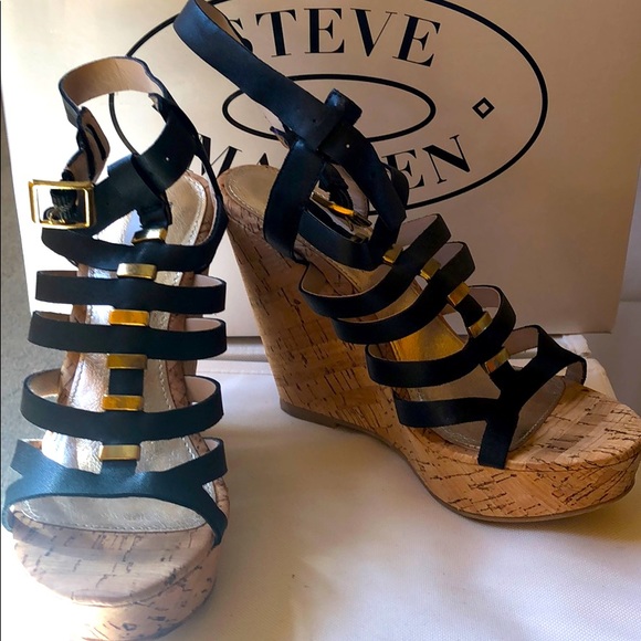 Steve Madden “Indyanna” cork wedges - Picture 2 of 5